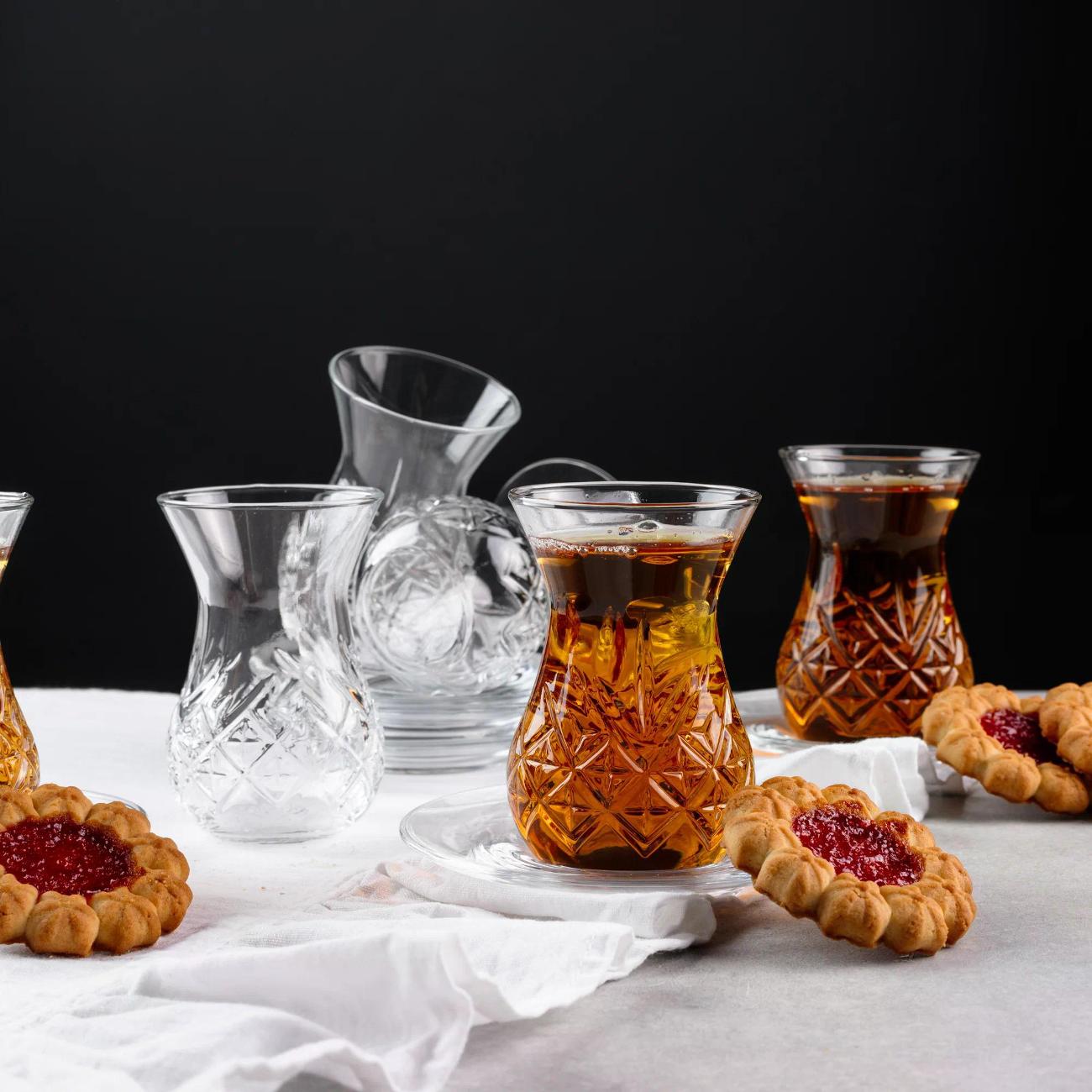 Набор стаканчиков для чая Pasabahce Timeless 170мл (950094)