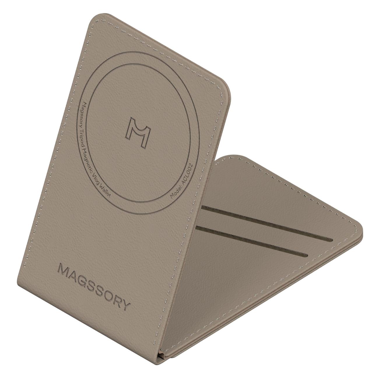Кардхолдер для смартфона Magssory Tripod Magnetic Vlog Wallet совместимый с MagSafe (ACL002L)