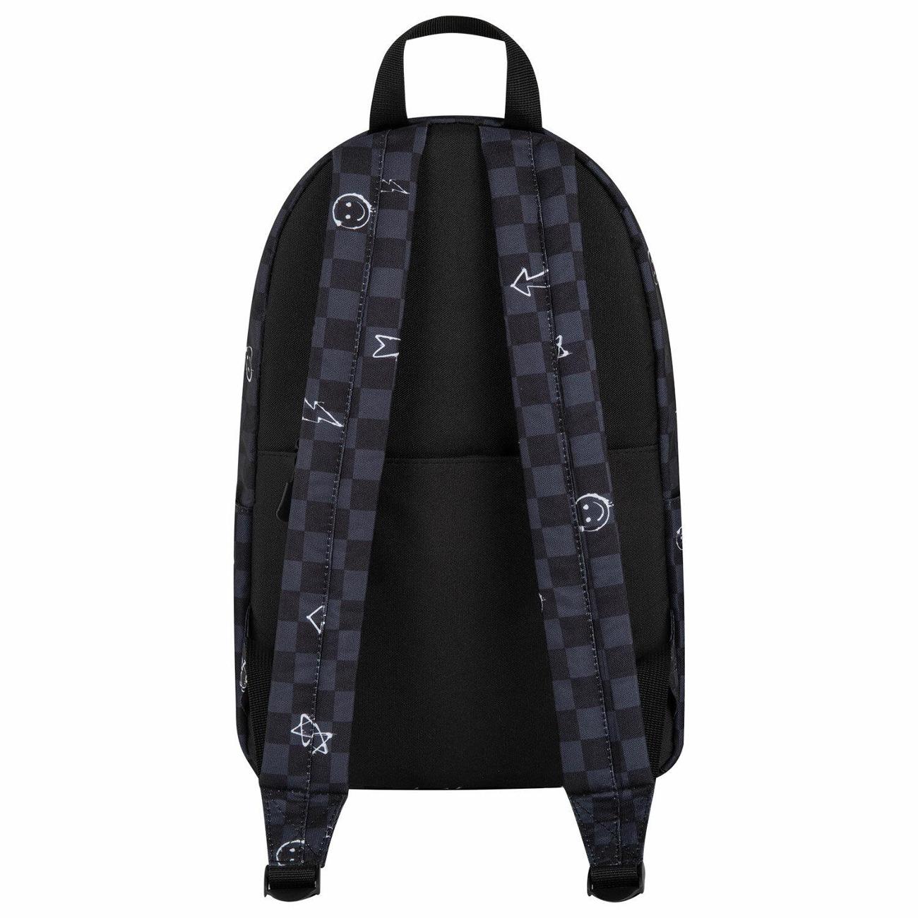 Рюкзак городской HEIKKI Positive 42х28х14 см Шахматы серые