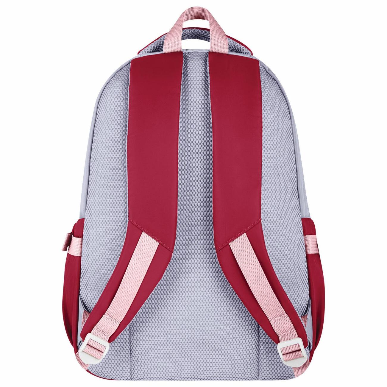 Рюкзак городской HEIKKI 46x33x18 см Серо-красный