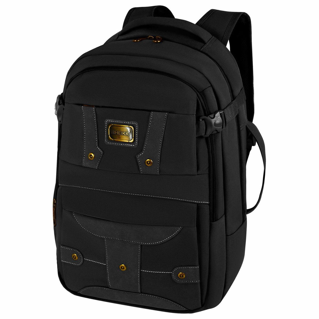 Рюкзак городской HEIKKI 48х34х18 см Черный