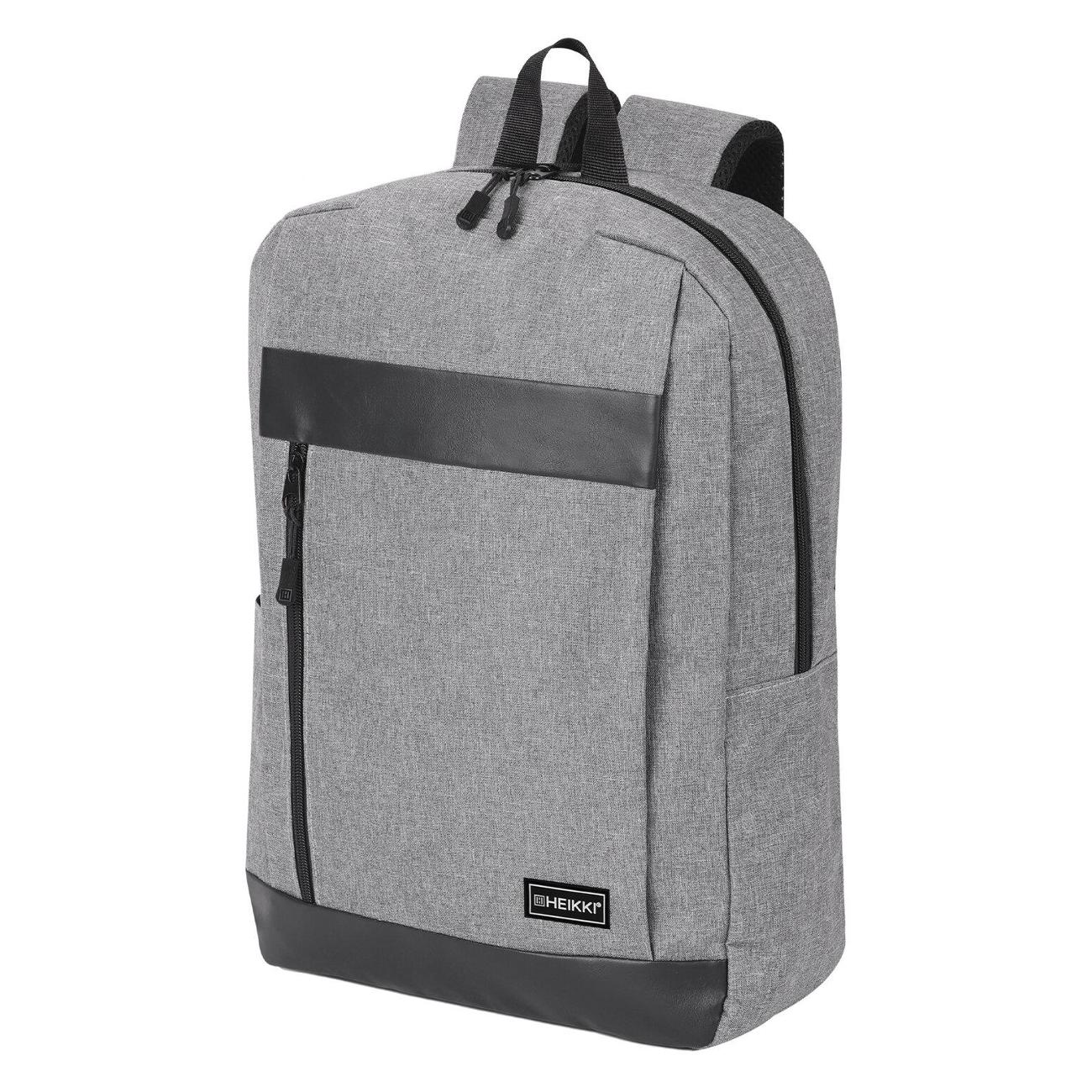 Рюкзак городской HEIKKI Plane 42х30х14 см Серый