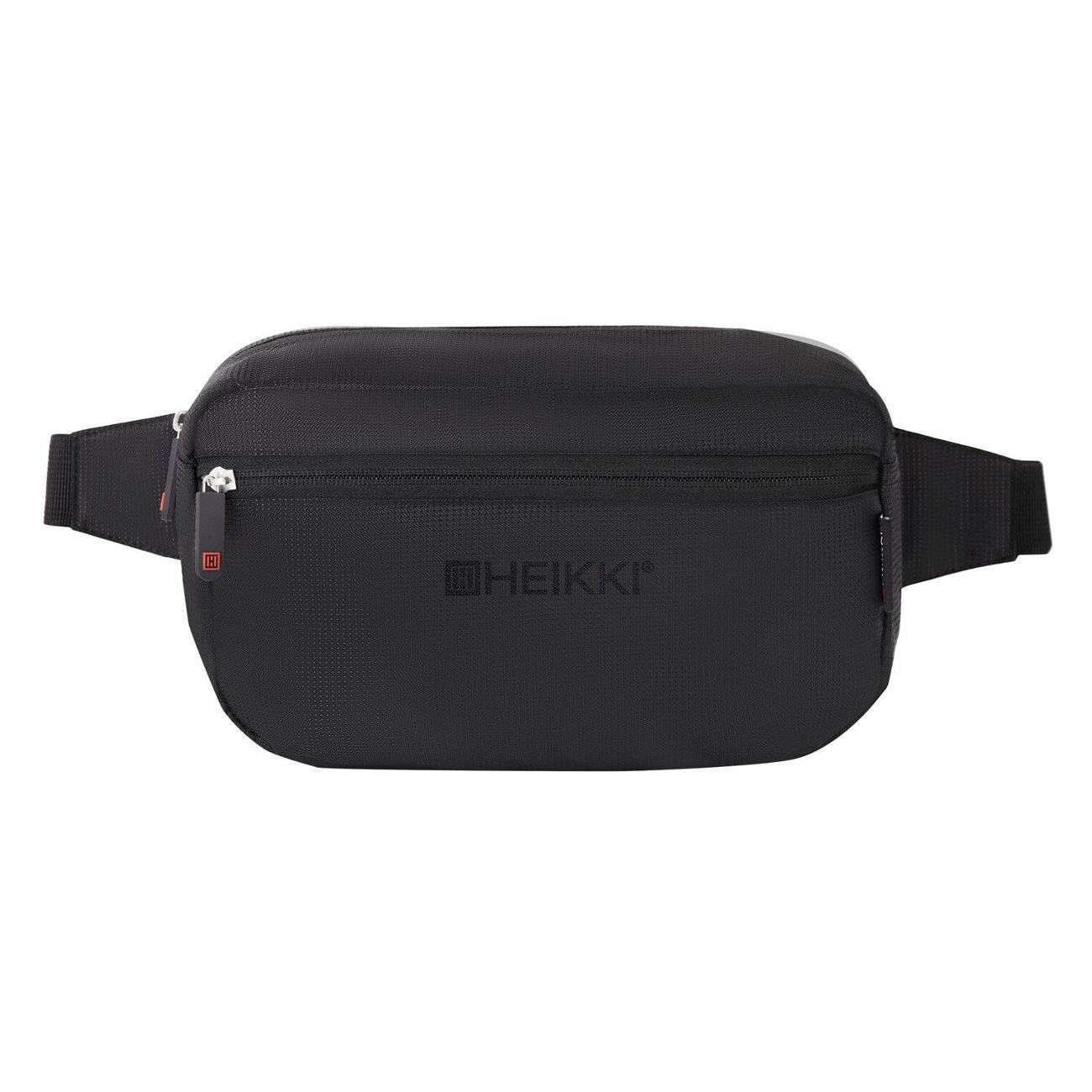 Сумка на пояс HEIKKI Rio Черная 28х16х9 см