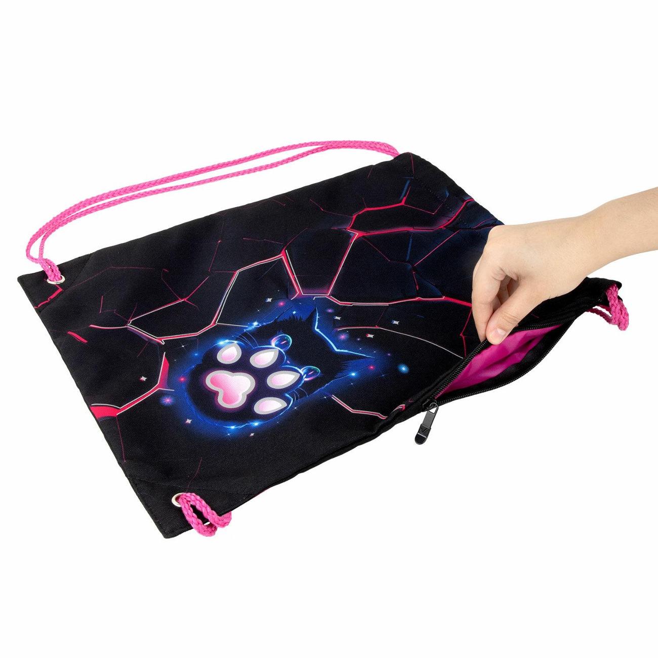 Сумка для обуви Brauberg Premium Розовая лава 43х33