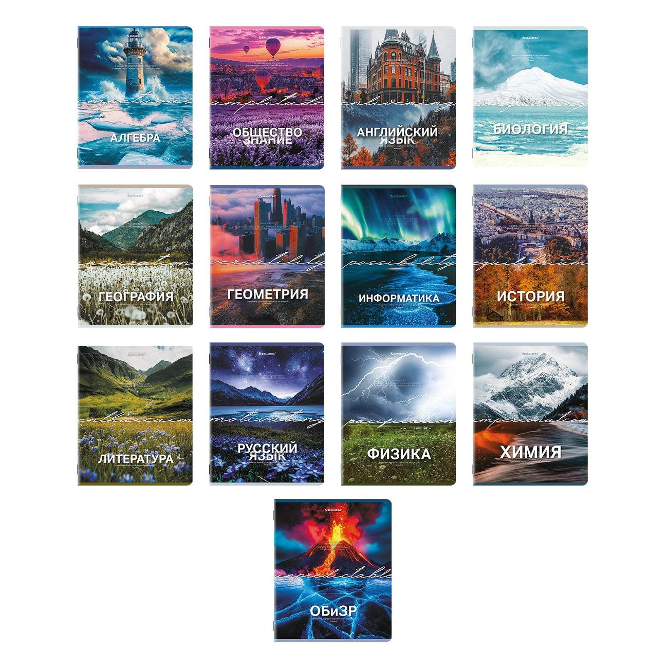 Тетрадь предметная Brauberg 13шт 405165