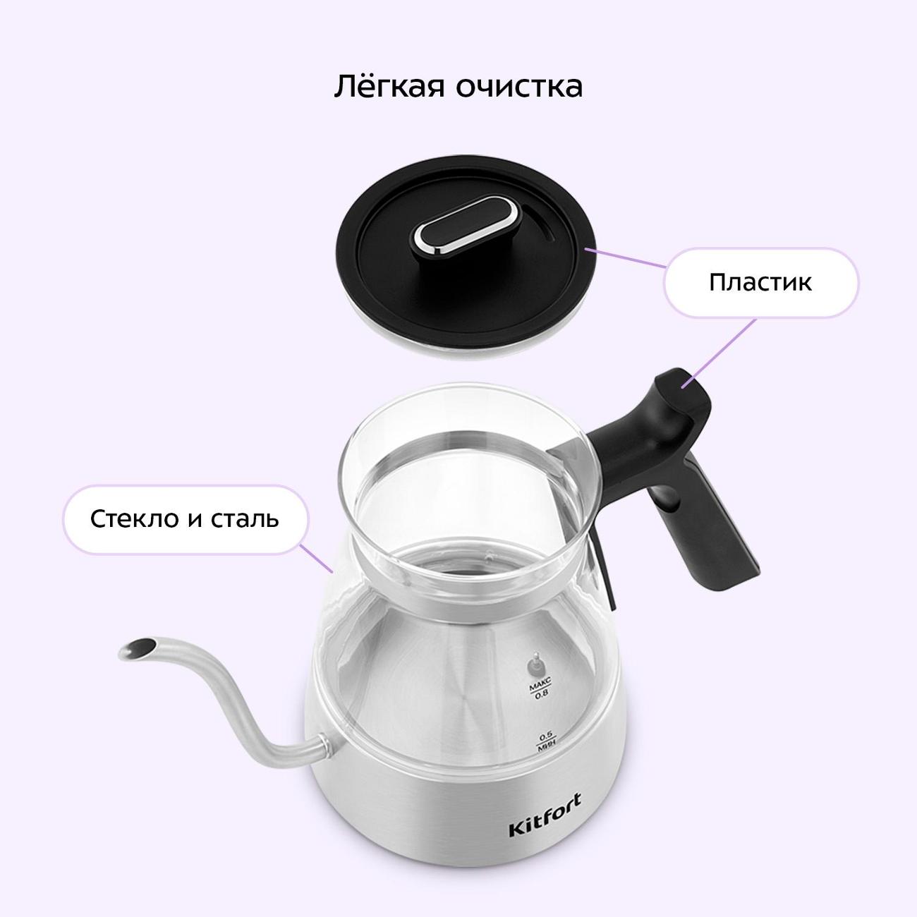 Электрочайник Kitfort КТ-8707