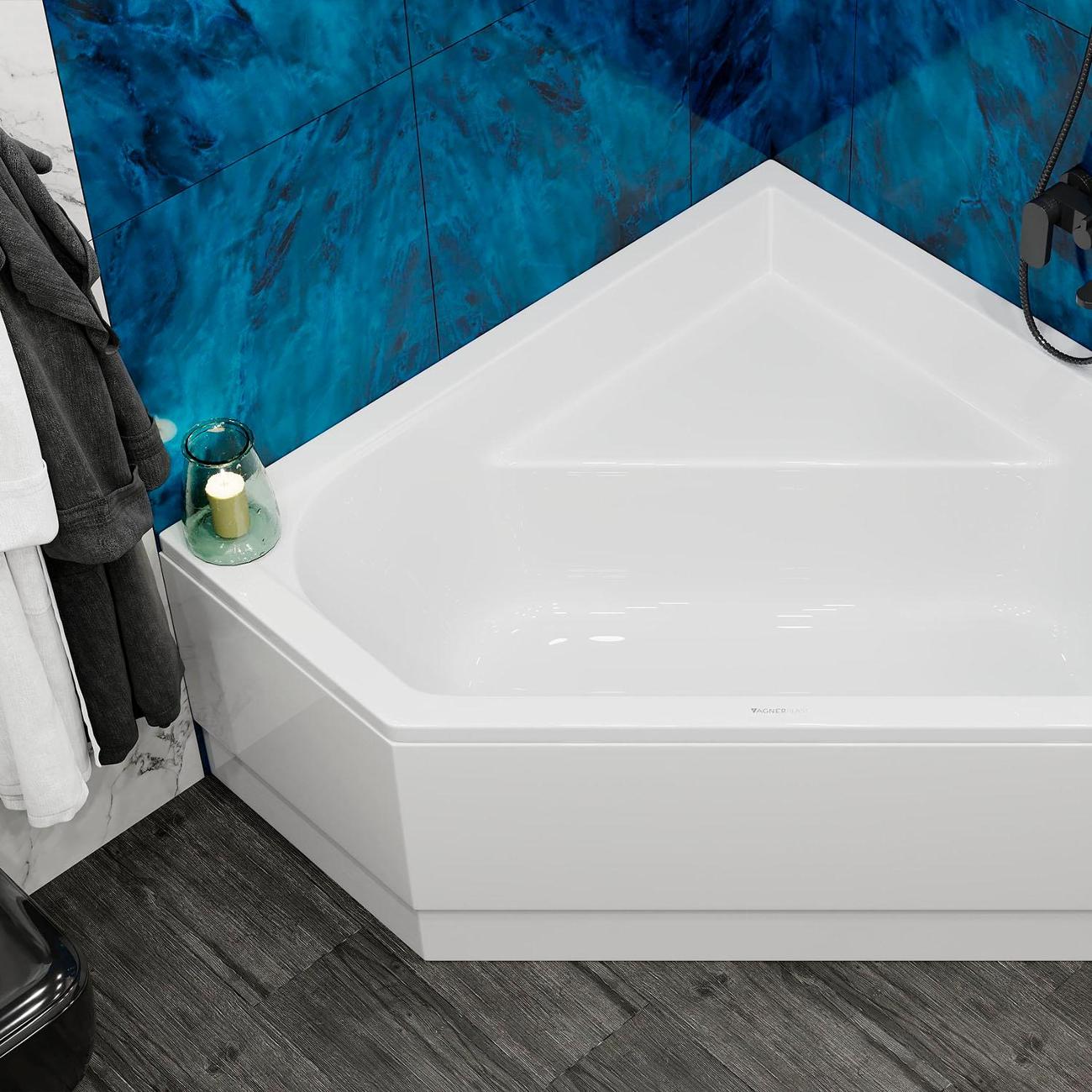 Ванна акриловая VAGNERPLAST Cavallo (VPBA140CAV3X-04)