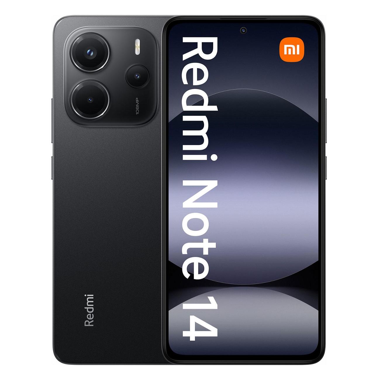 Смартфон Xiaomi Redmi Note 14 8/128GB черная полночь