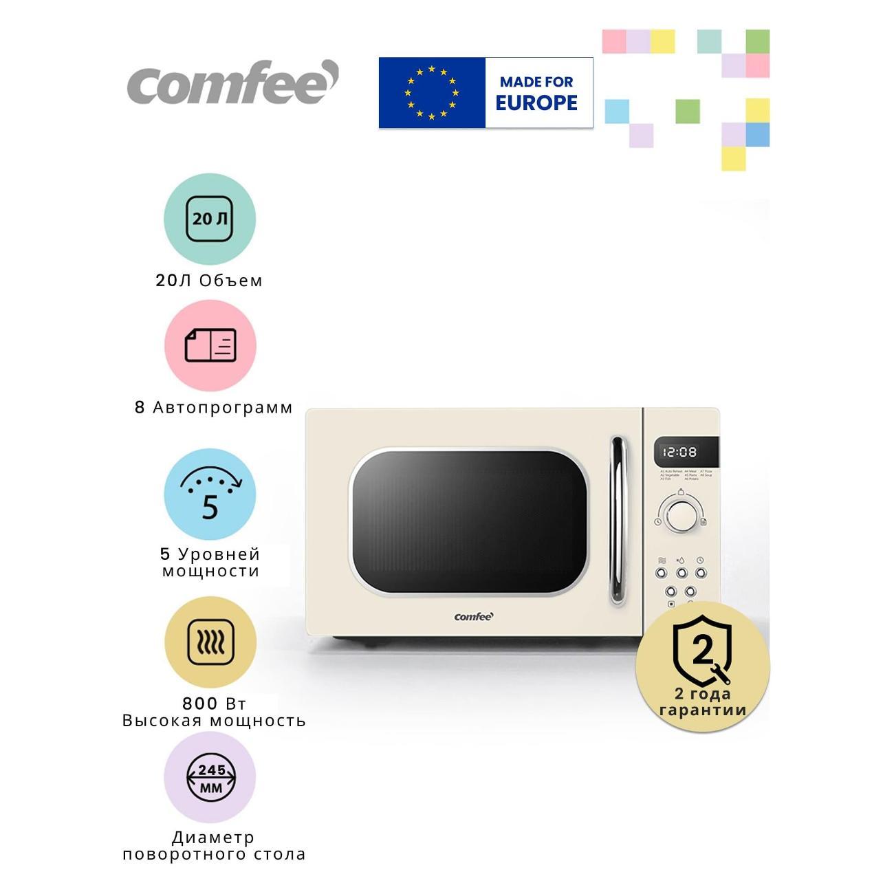 Микроволновая печь соло Comfee CMW208A2RA-W