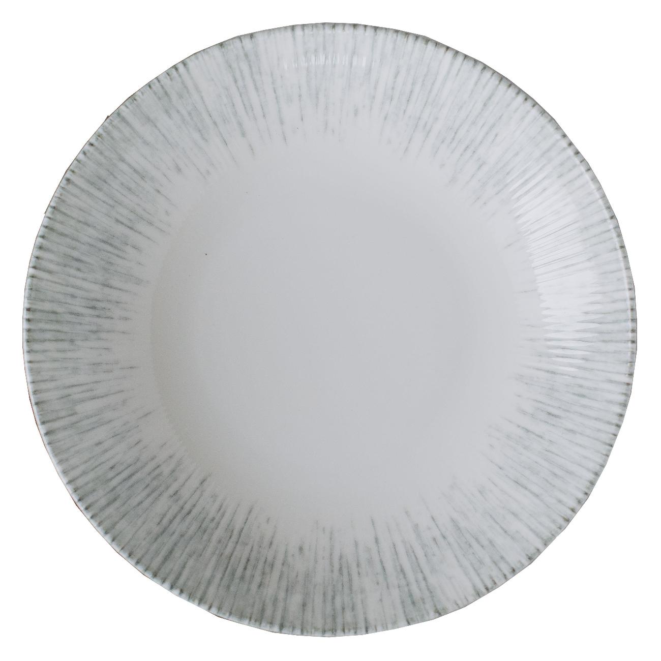 Тарелка столовая BONNA Iris Grey 23 см