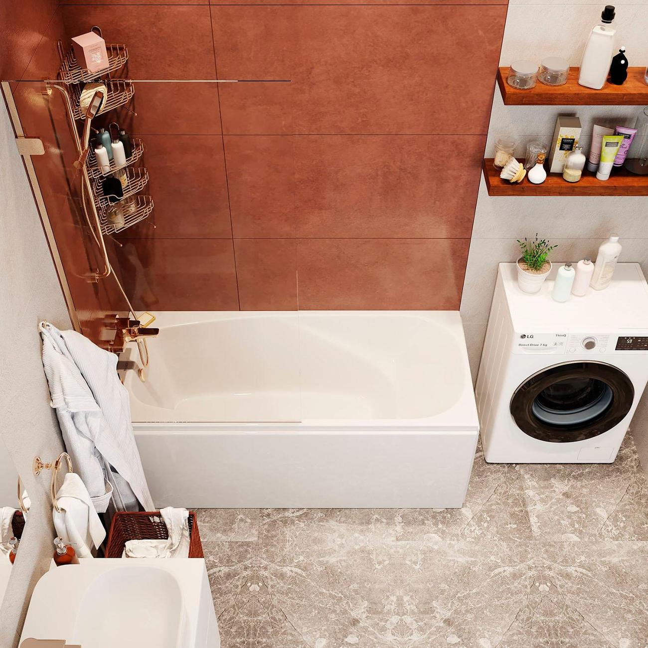 Ванна акриловая VAGNERPLAST Aronia VPBA157ARN2X-04