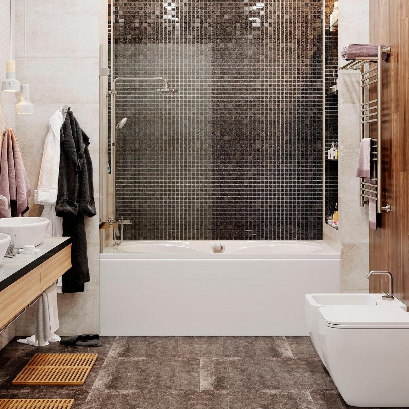 Ванна акриловая VAGNERPLAST Briana VPBA185BRI2X-04