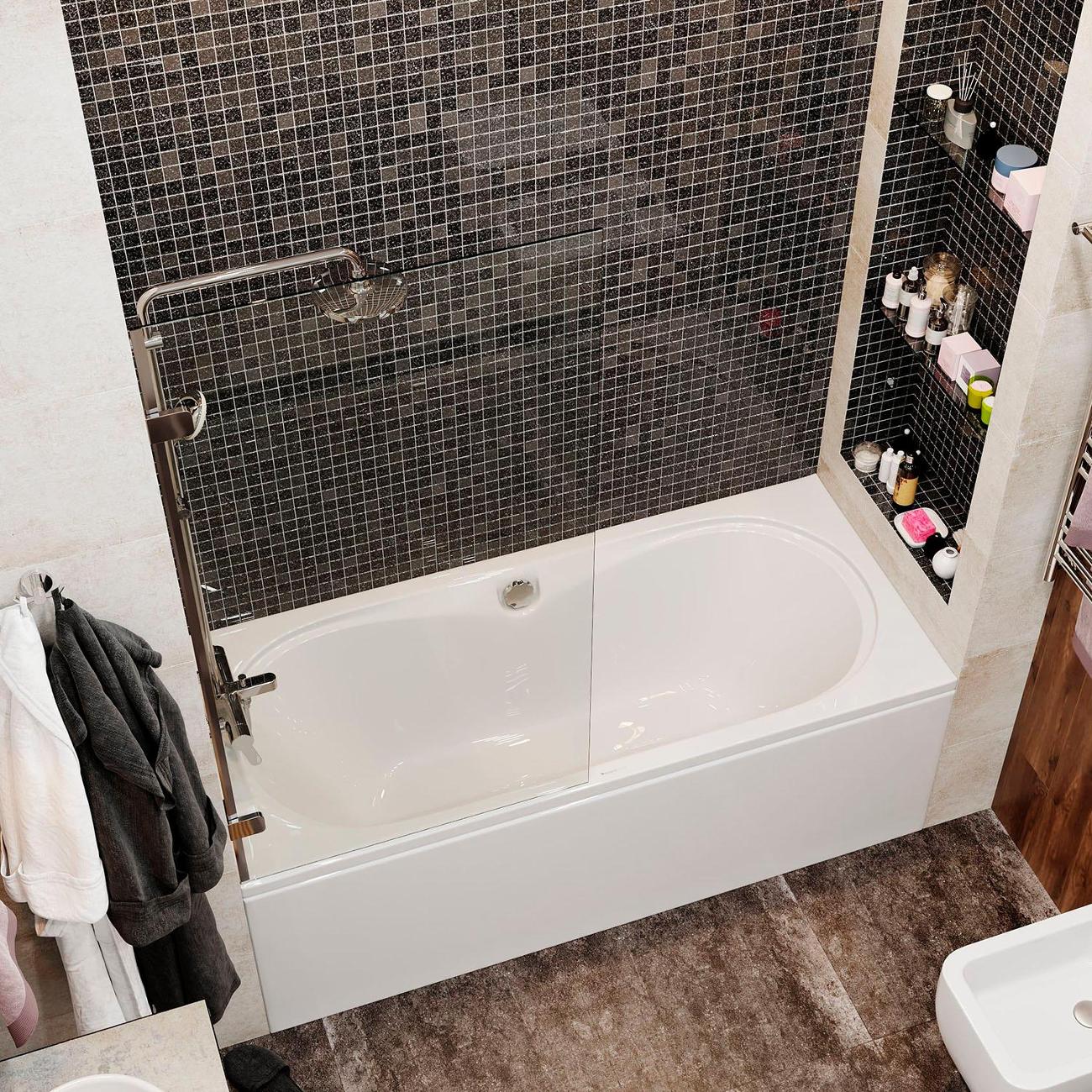 Ванна акриловая VAGNERPLAST Briana VPBA185BRI2X-04