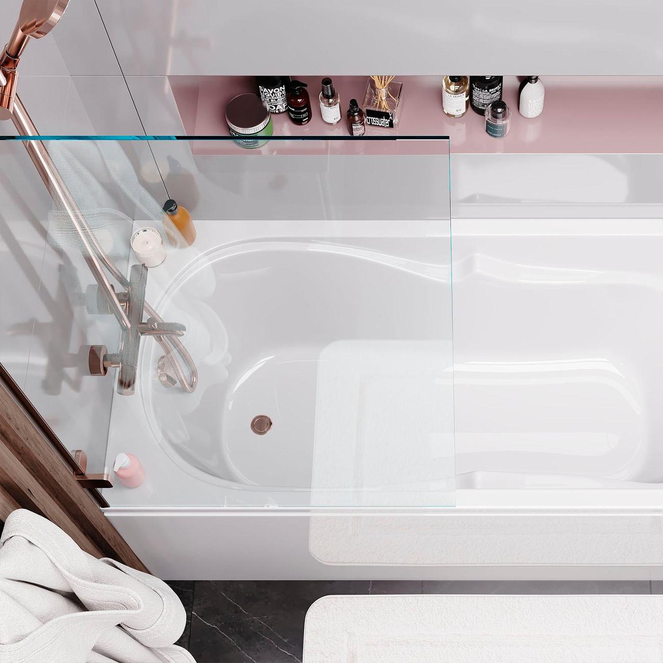 Ванна акриловая VAGNERPLAST Charitka VPBA170CHA2X-04