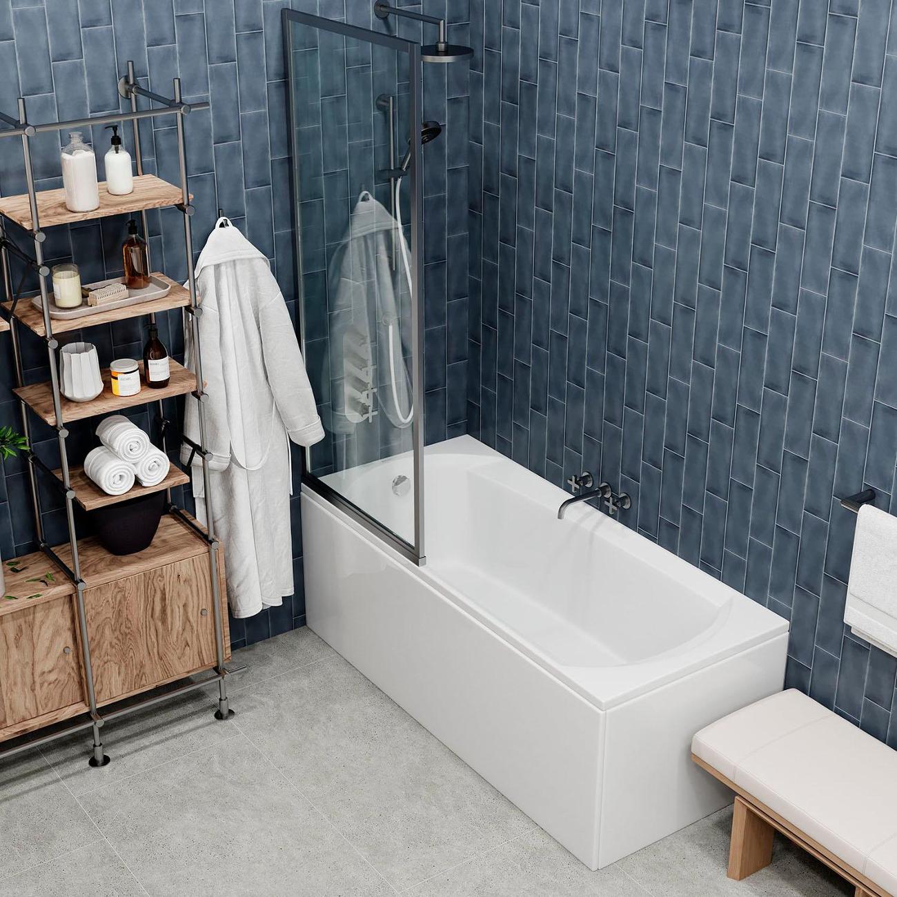 Ванна акриловая VAGNERPLAST Ebony VPBA160EBO2X-04