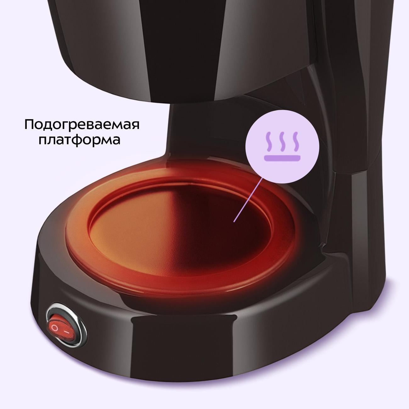 Кофеварка капельного типа Kitfort КТ-7591