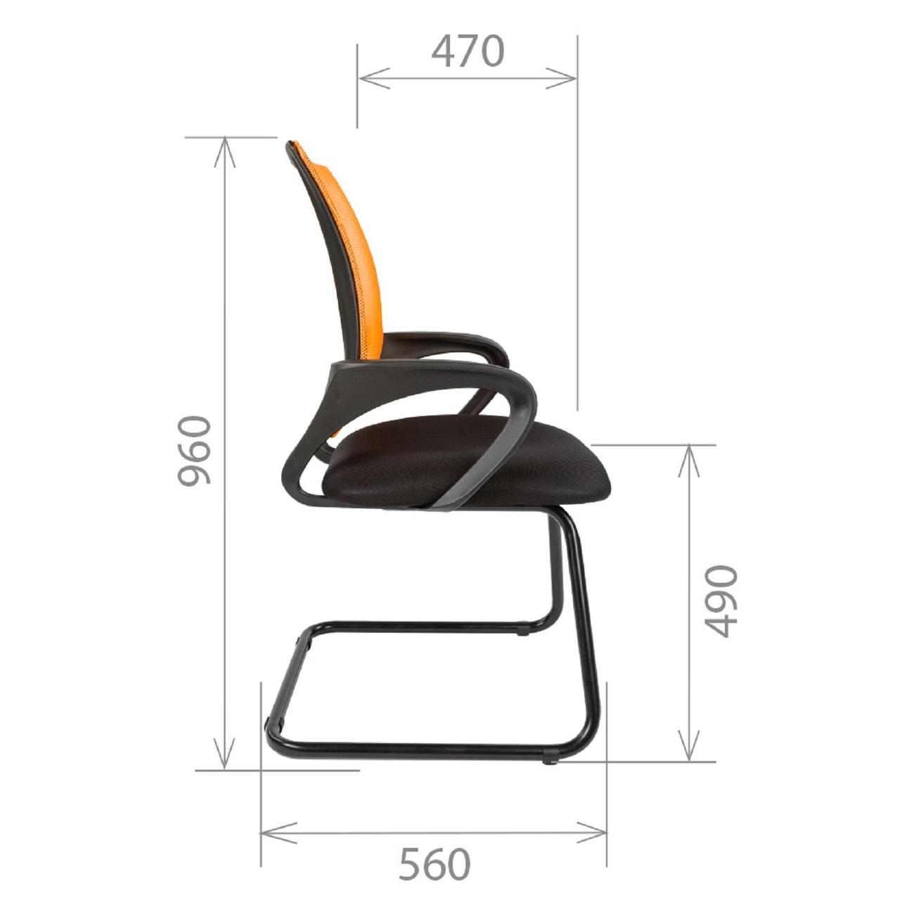 Кресло рабочее Chairman 696 V Bl/Or (00-07018102)