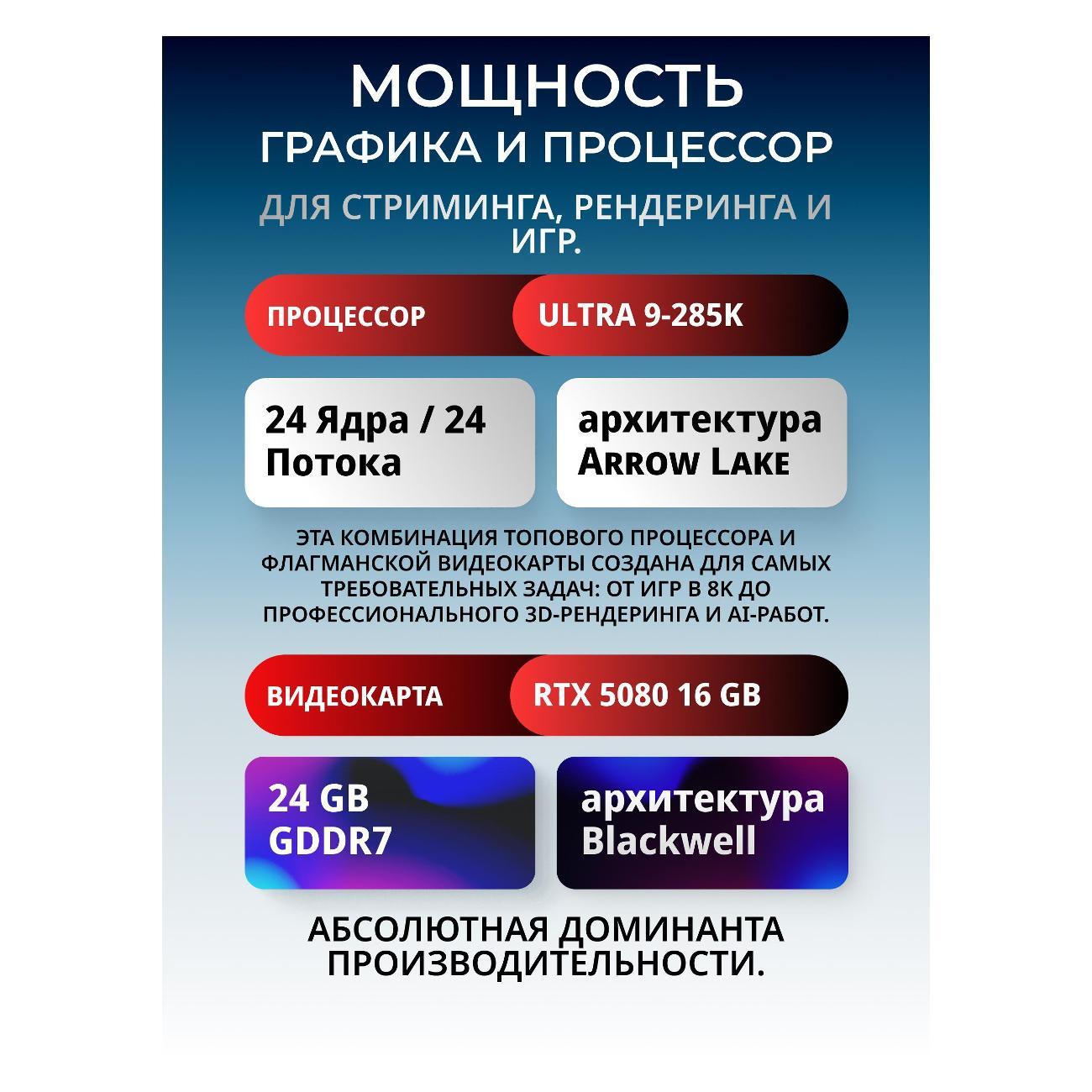 Системный блок игровой Robotcomp Тополь-М V3