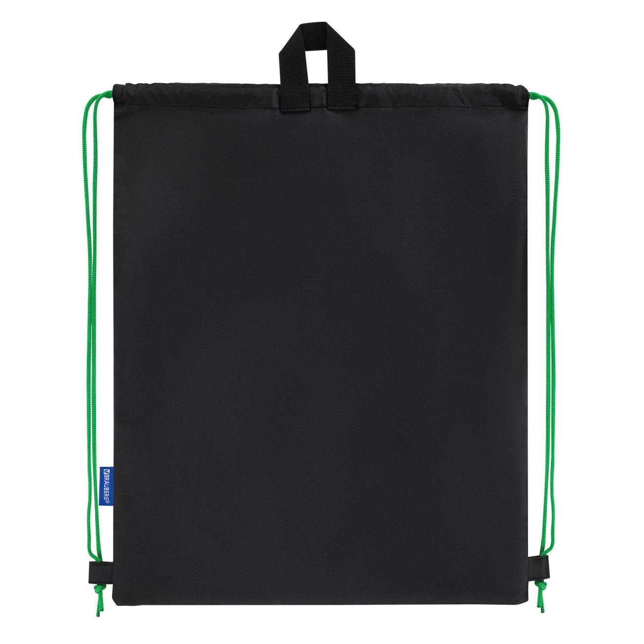 Сумка для обуви Brauberg с петлей, светоотраж, 2 отдел,46х36см, (272396)