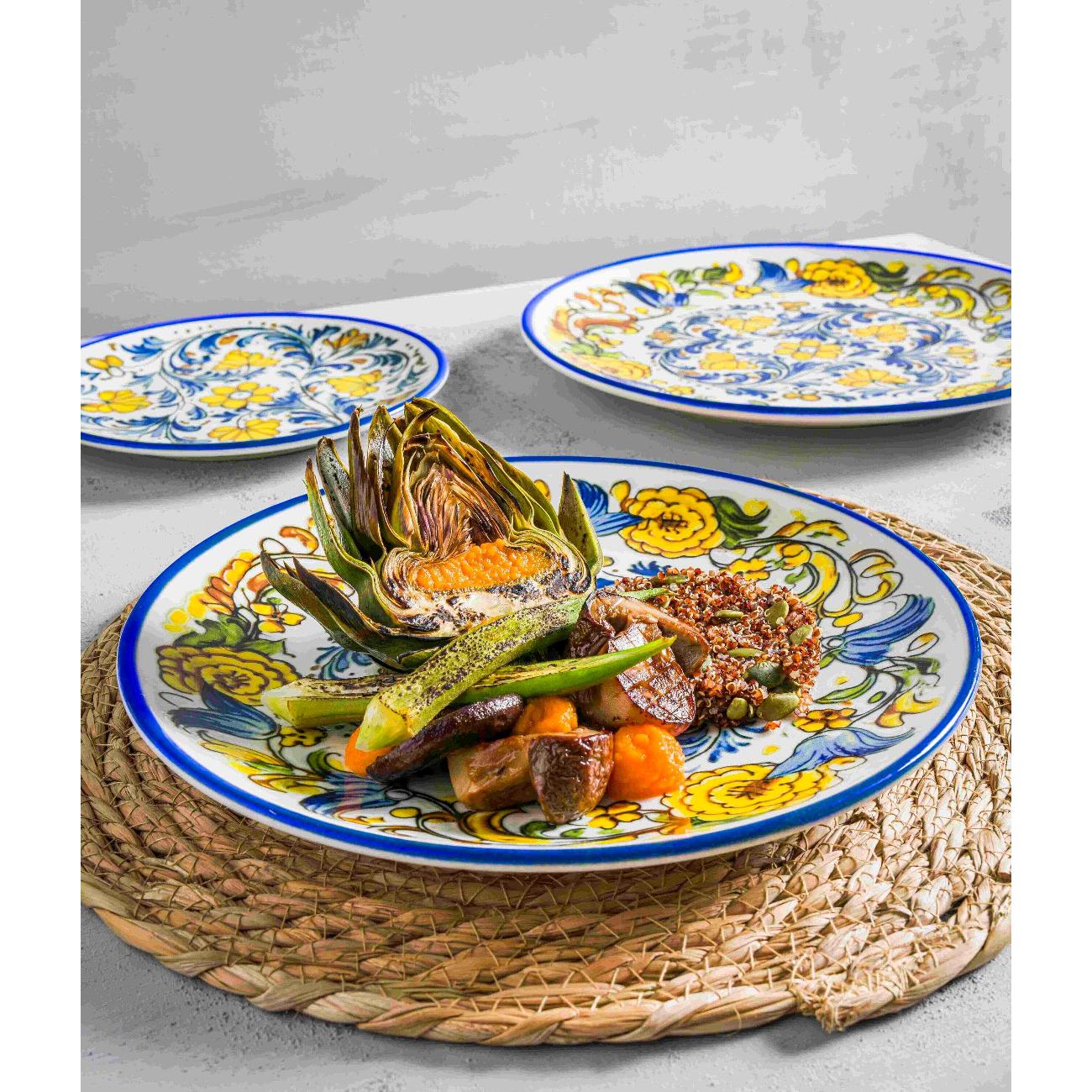 Тарелка столовая BONNA Albufera 23 см (ABF-MWBLM23CK)