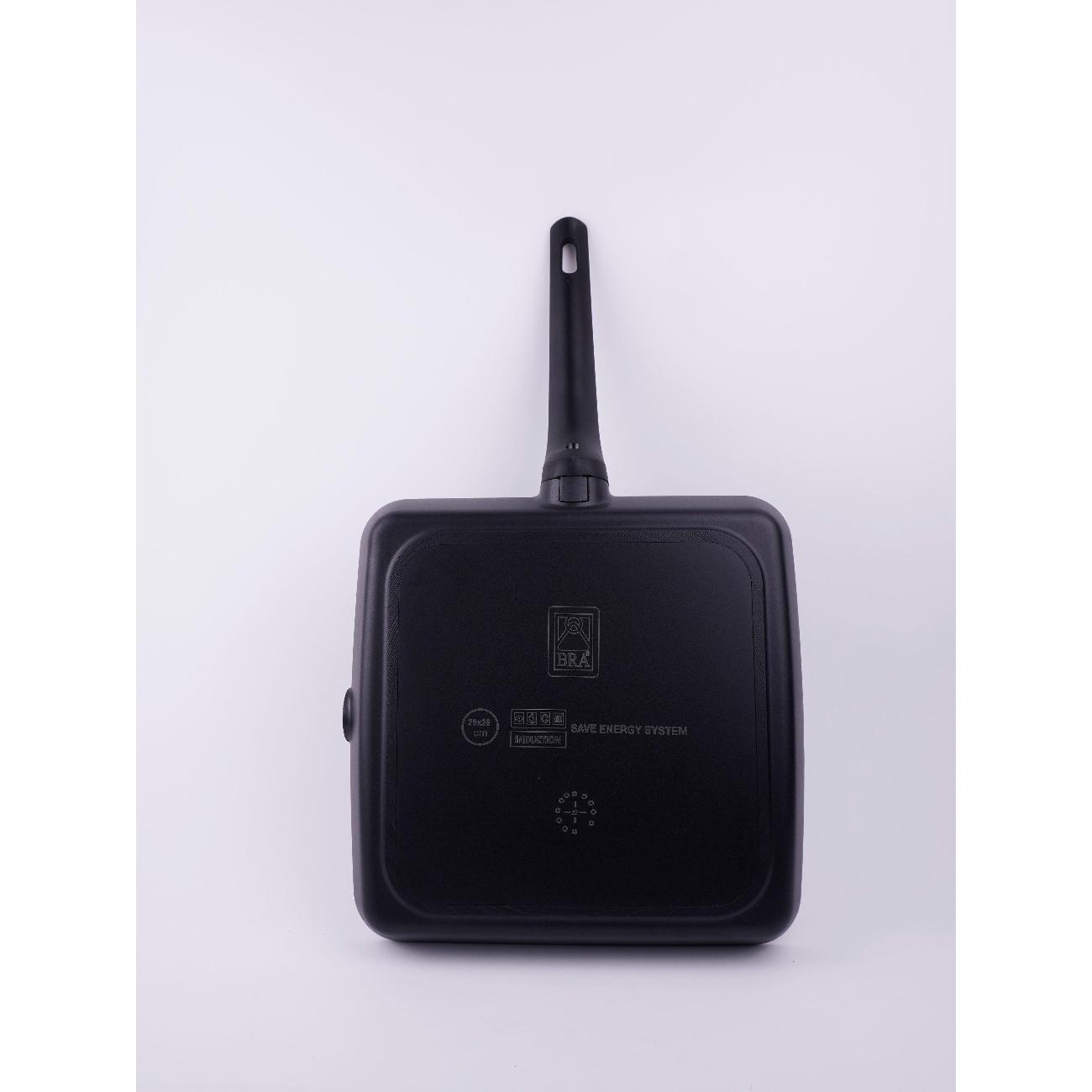 Сковорода BRA гриль антипригарная 22 см Efficient