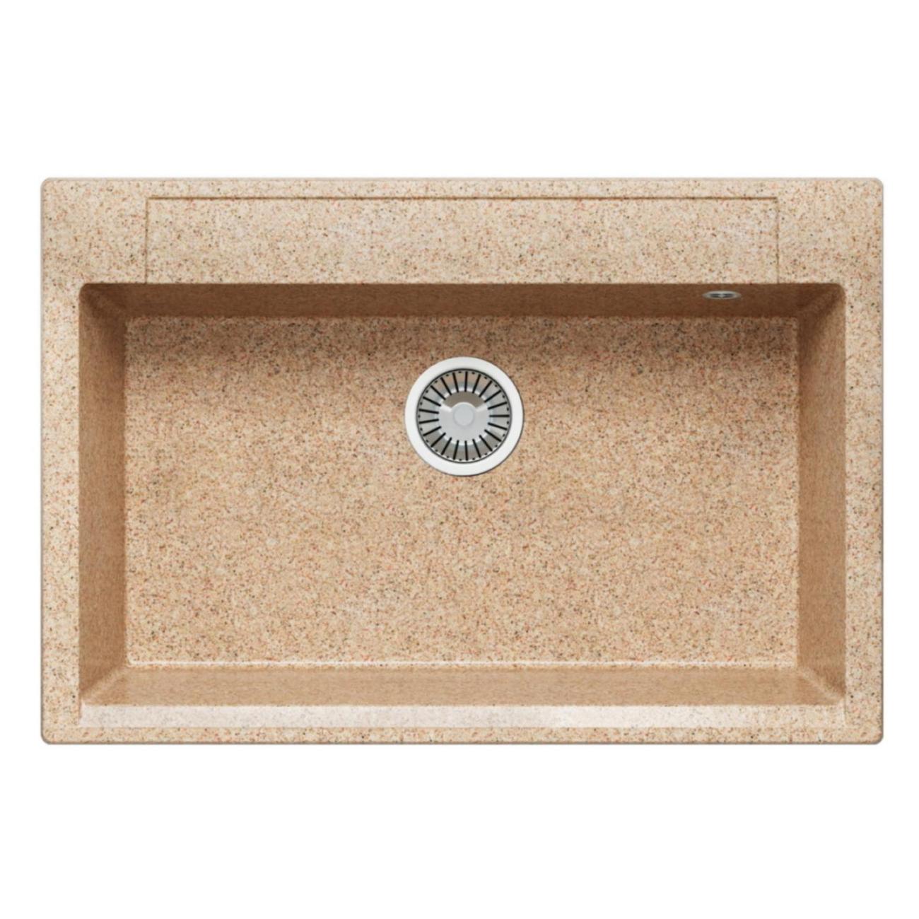 Раковина для кухни POLYGRAN ARGO-760 (№302 Песочная) фото