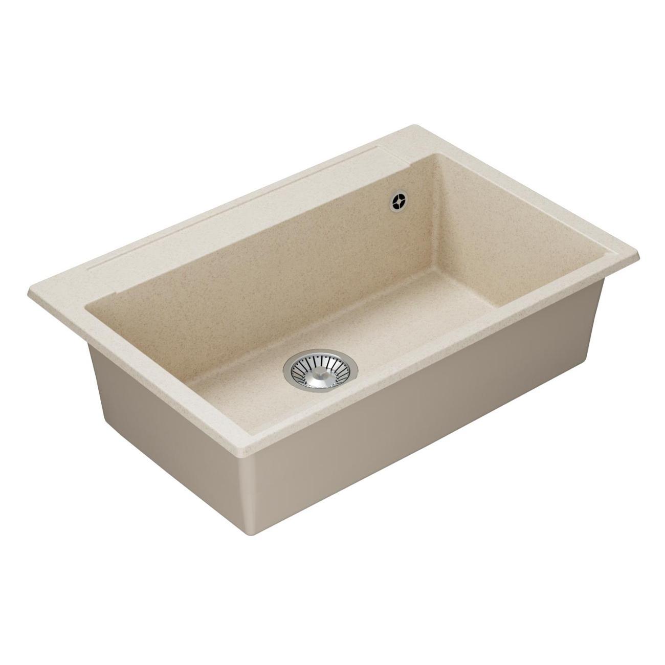 Мойка кухонная POLYGRAN ARGO-760 (№327 Кремовая)