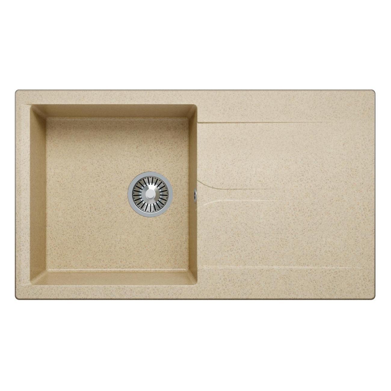 Раковина для кухни POLYGRAN GALS-860 (№328 Опал)