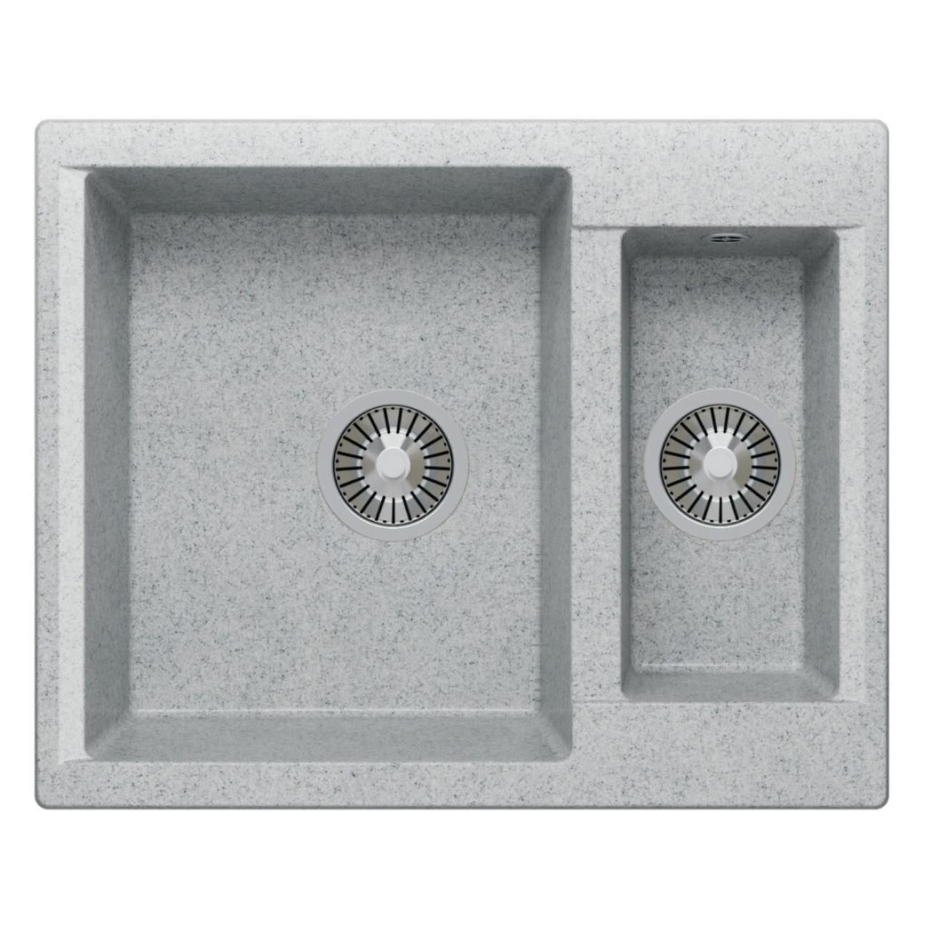 Мойка кухонная POLYGRAN BRIG-620 (№314 Светло-серая)