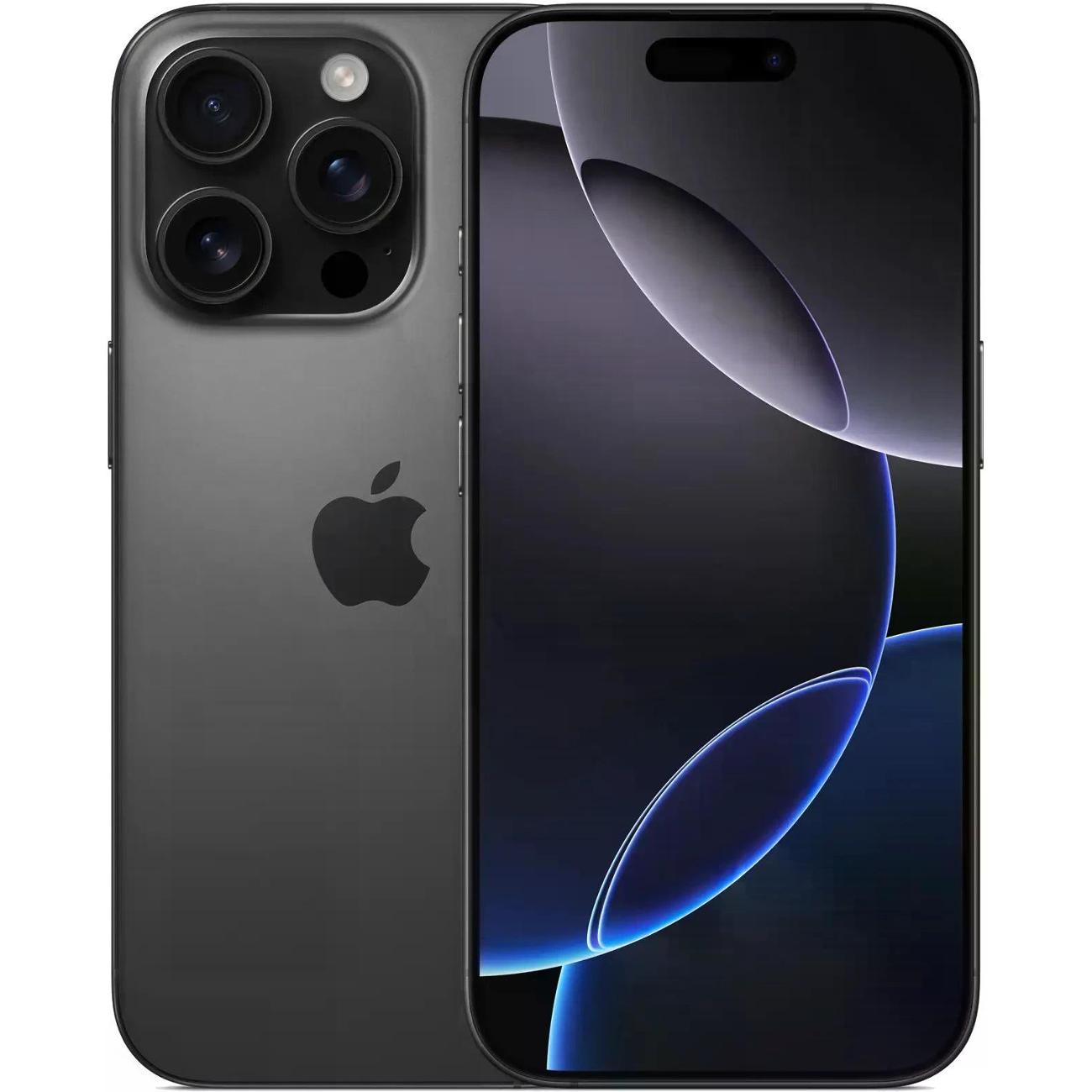 Смартфон Apple iPhone 16 Pro 256GB nanoSim/eSim Black Titan