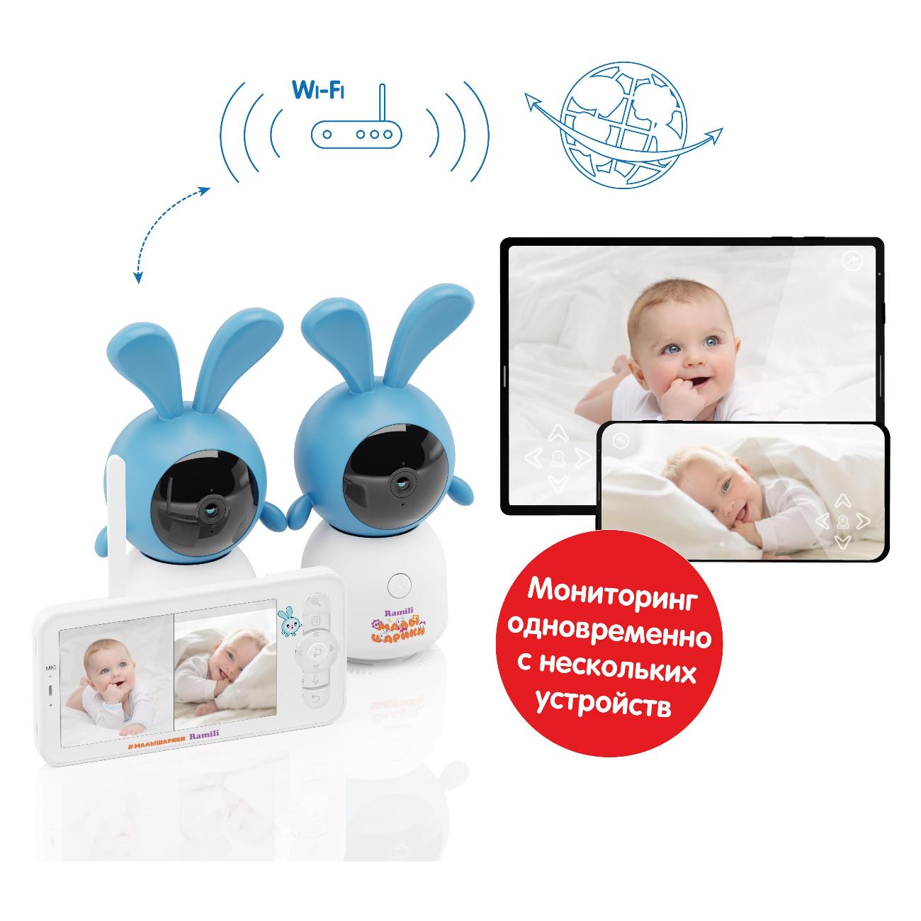 Видеоняня Ramili RV100X2KROSH