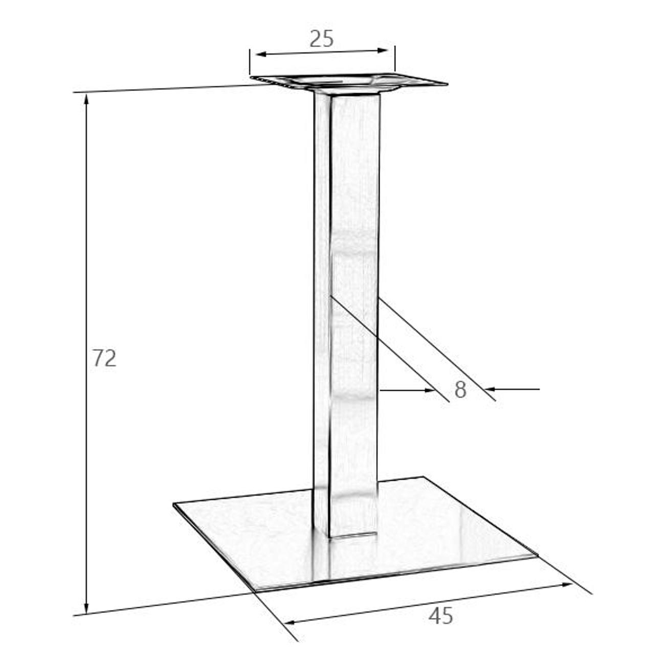 Ножки (опоры) для стола DOBRIN Evan (LMS-3002-2)