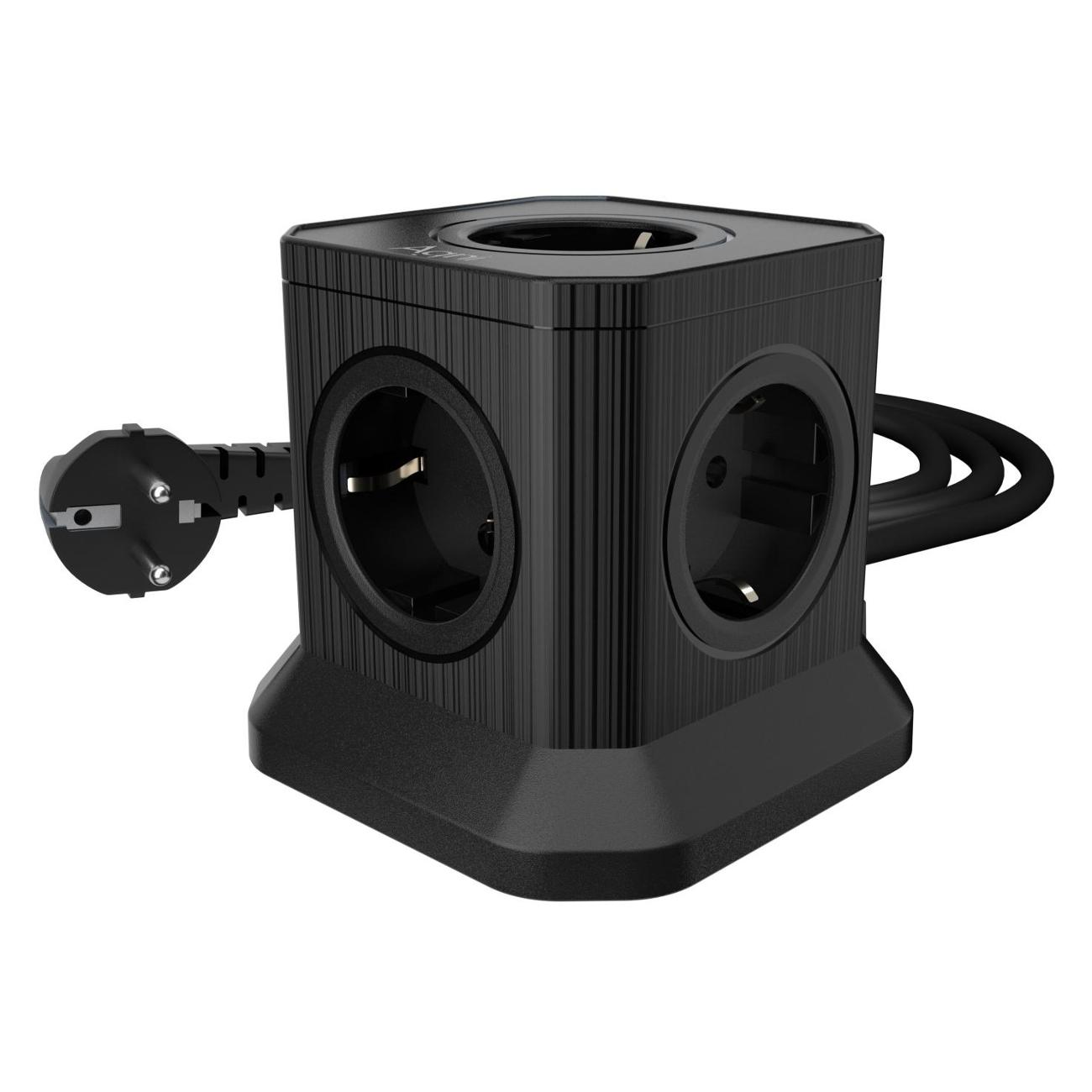 Сетевой фильтр AGNI TP-VE4U5E-2m-черный