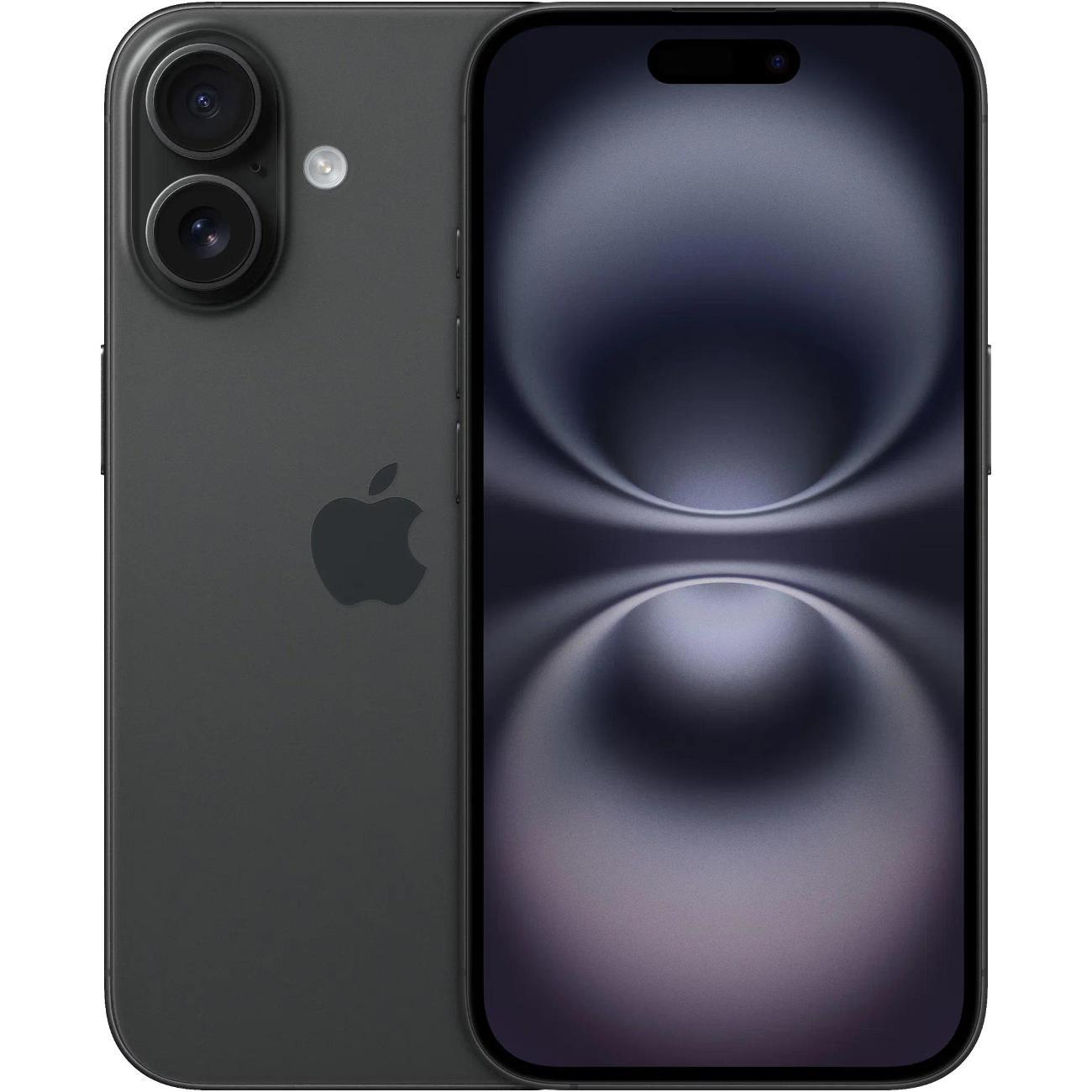 Смартфон Apple iPhone 16 128GB nano SIM/eSIM Black (без RuStore)