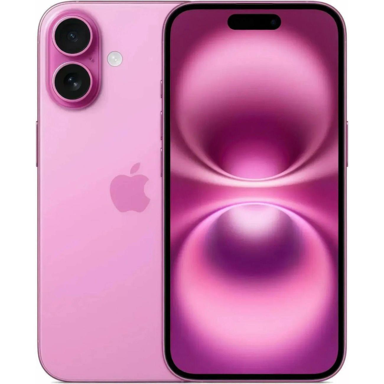 Смартфон Apple iPhone 16 128GB eSIM/eSIM Pink (без RuStore)