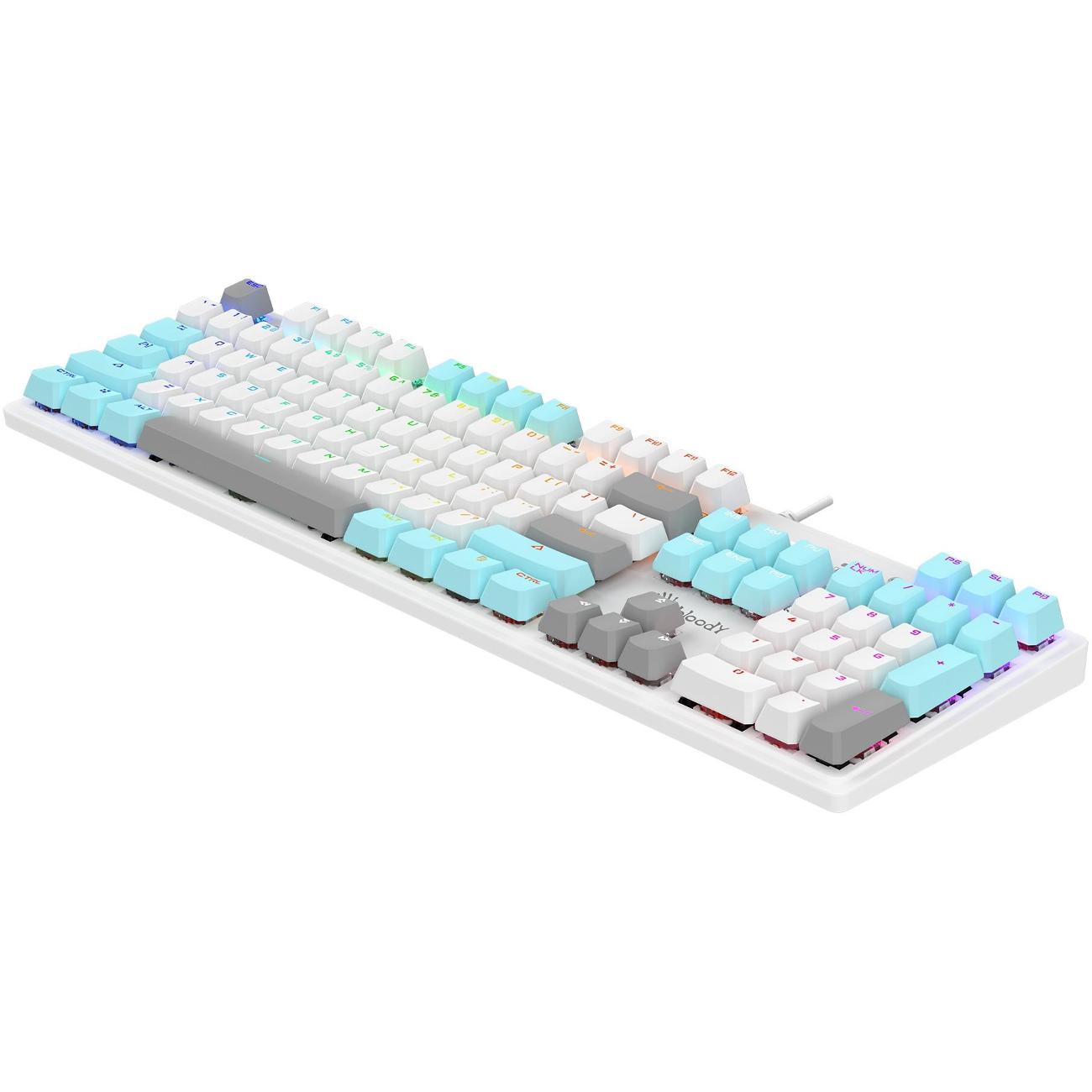 Игровая клавиатура A4Tech Bloody S520N белая