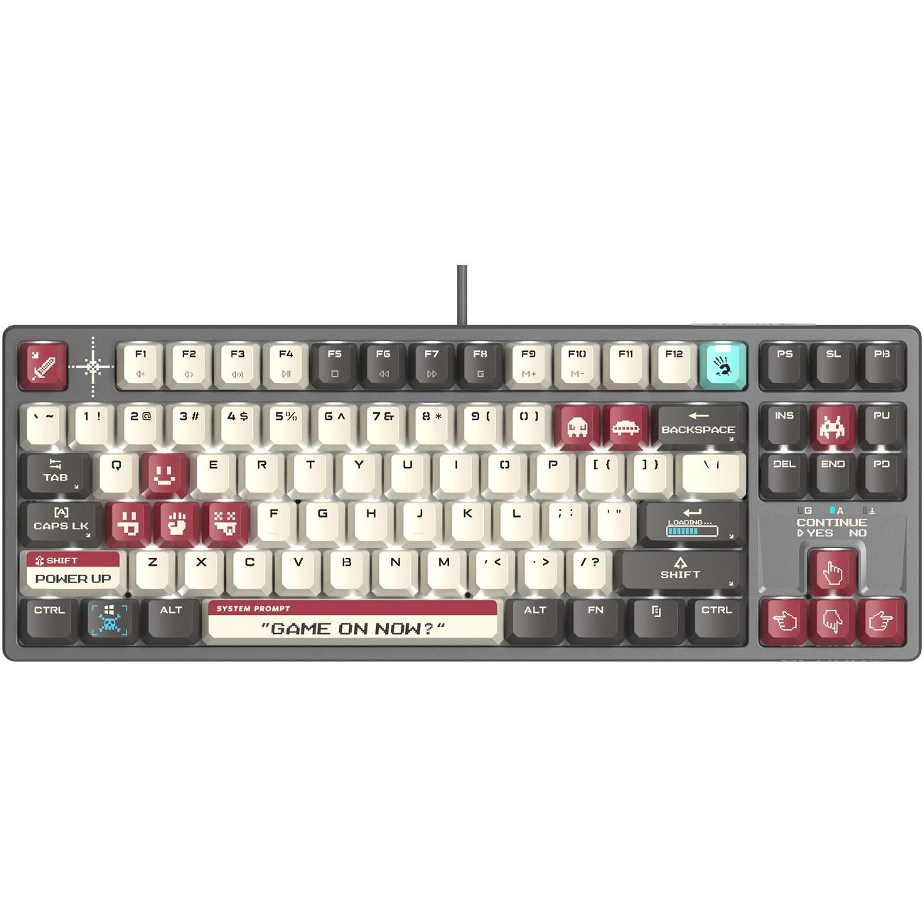 Игровая клавиатура A4Tech Bloody S87 Pixels Red