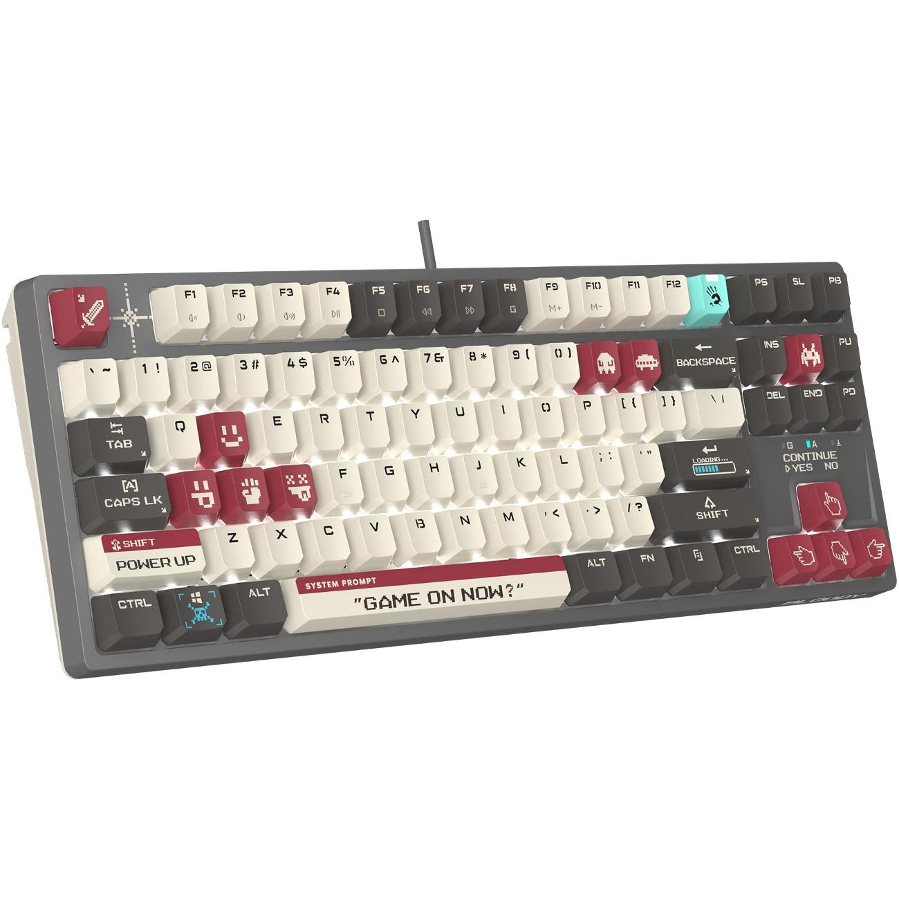 Игровая клавиатура A4Tech Bloody S87 Pixels Red