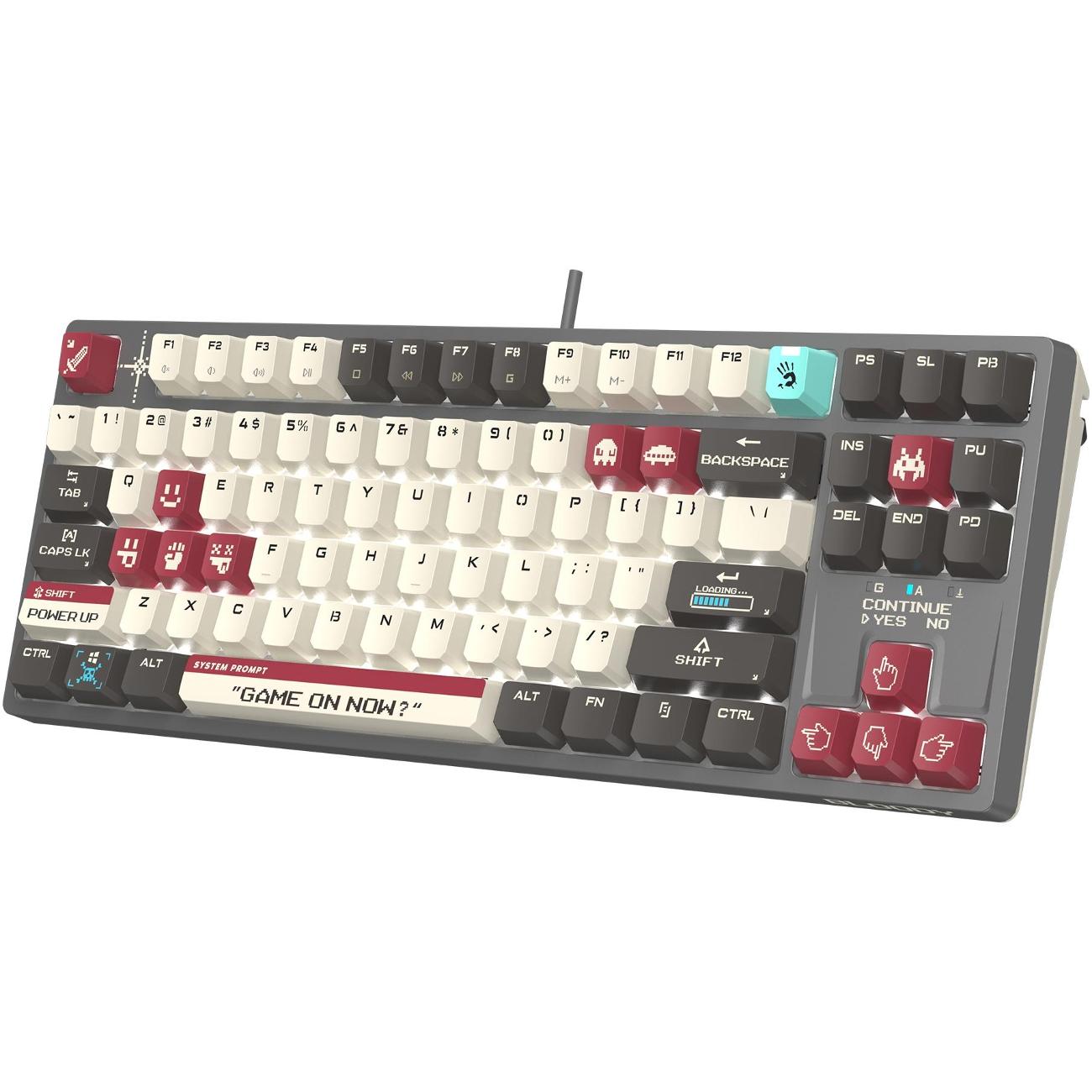 Игровая клавиатура A4Tech Bloody S87 Pixels Red