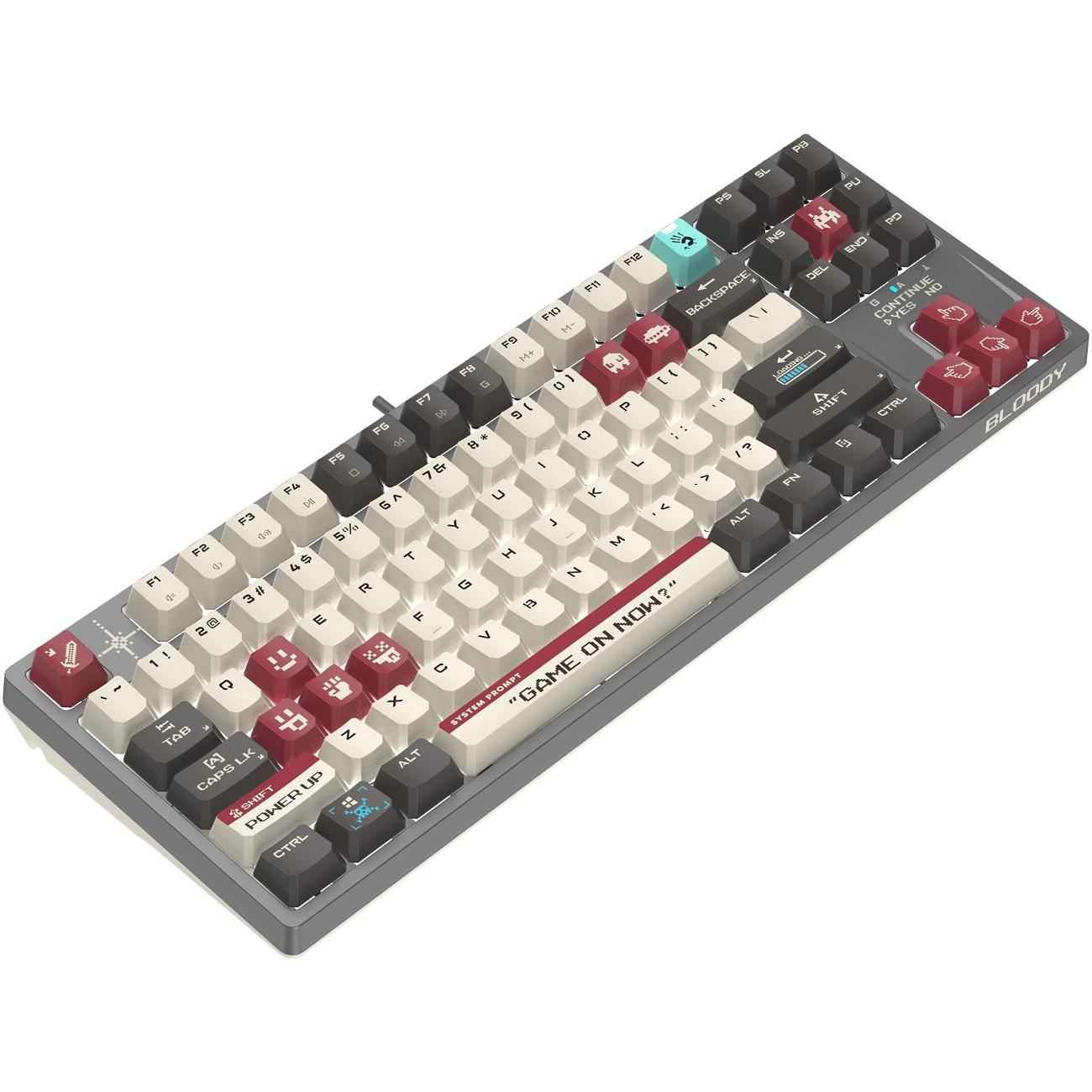 Игровая клавиатура A4Tech Bloody S87 Pixels Red