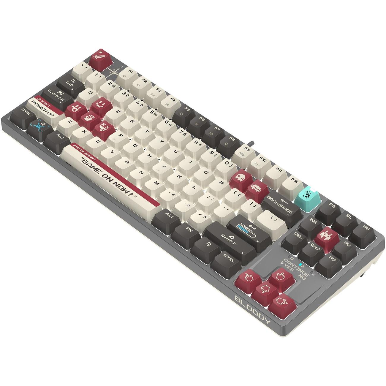 Игровая клавиатура A4Tech Bloody S87 Pixels Red