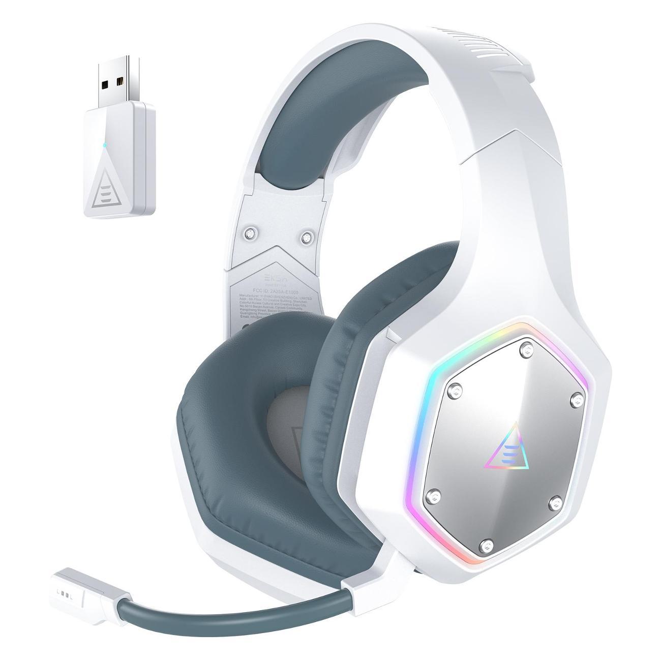 Беспроводные игровые наушники EKSA E1000WT-WH фото
