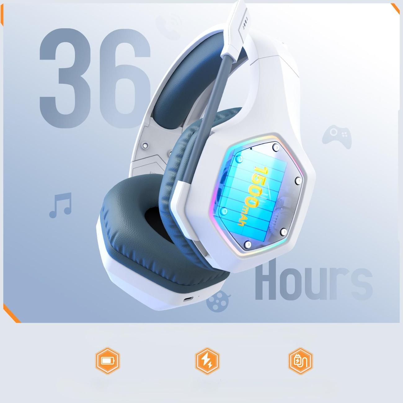 Беспроводные игровые наушники EKSA E1000WT-WH