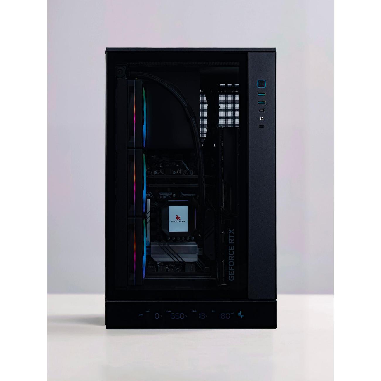 Системный блок Robotcomp Кобра V3 Plus черный