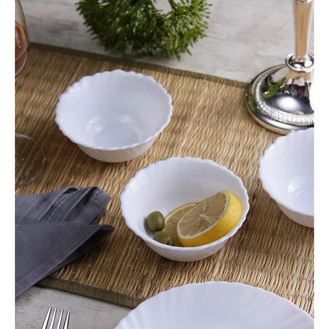 Тарелка столовая LA OPALA Classique White 225мм 6шт