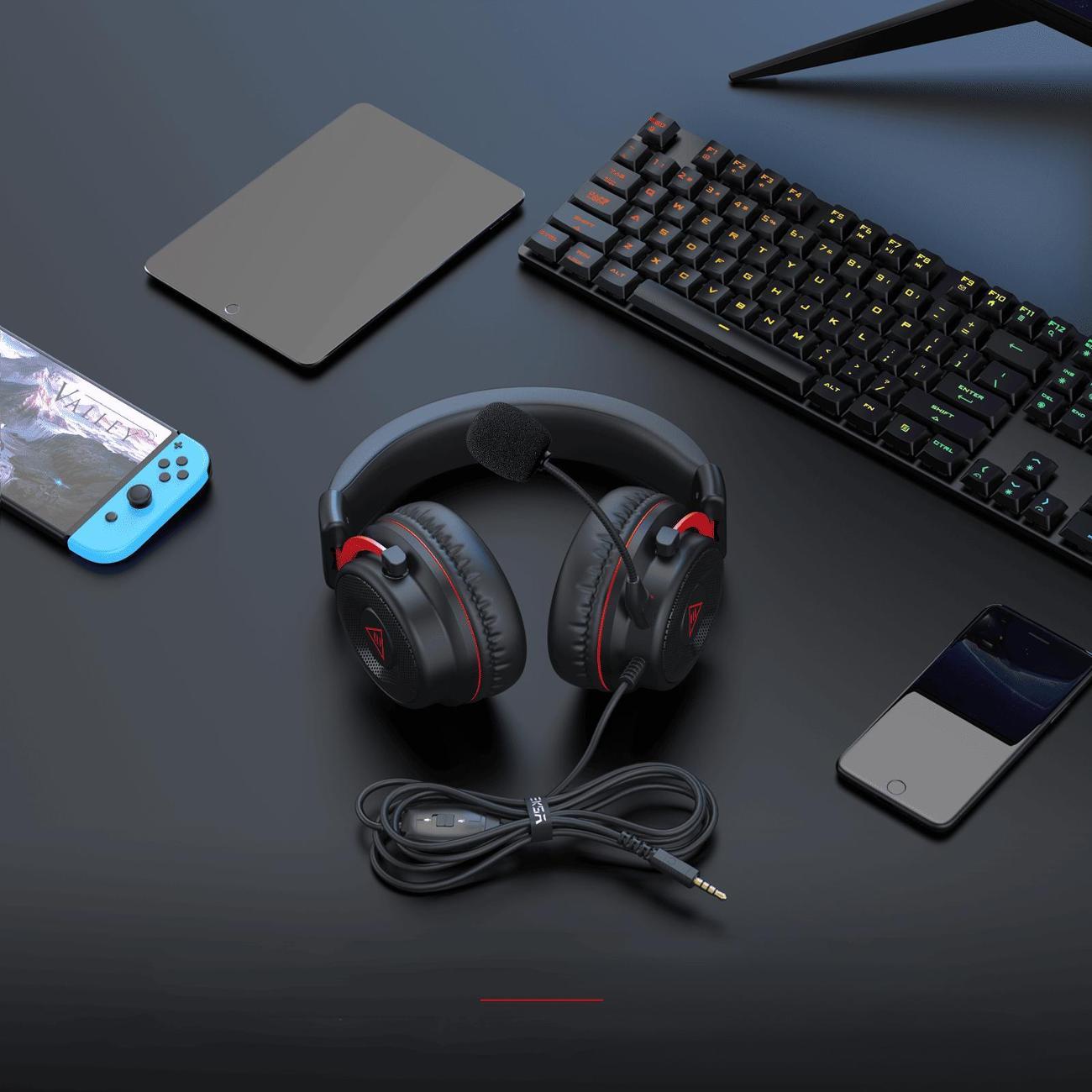 Проводные игровые наушники EKSA EKS-E900-RD