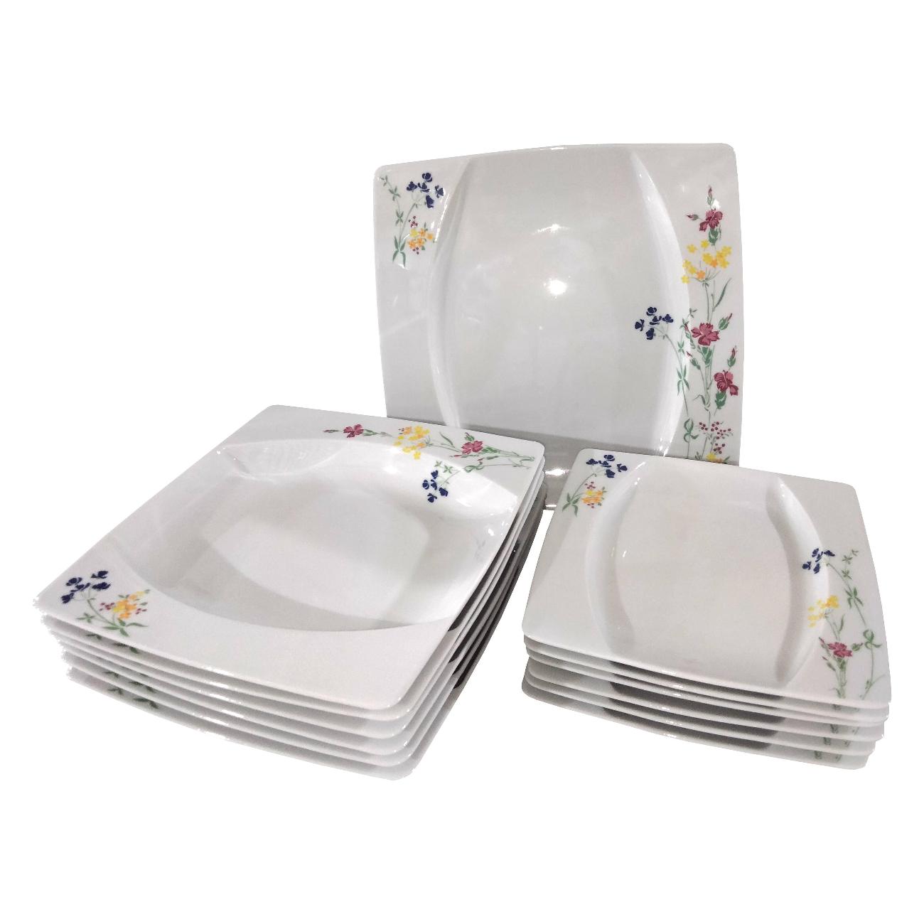 Тарелка столовая Thun 1794 EYE Весенние цветы, 18 шт.