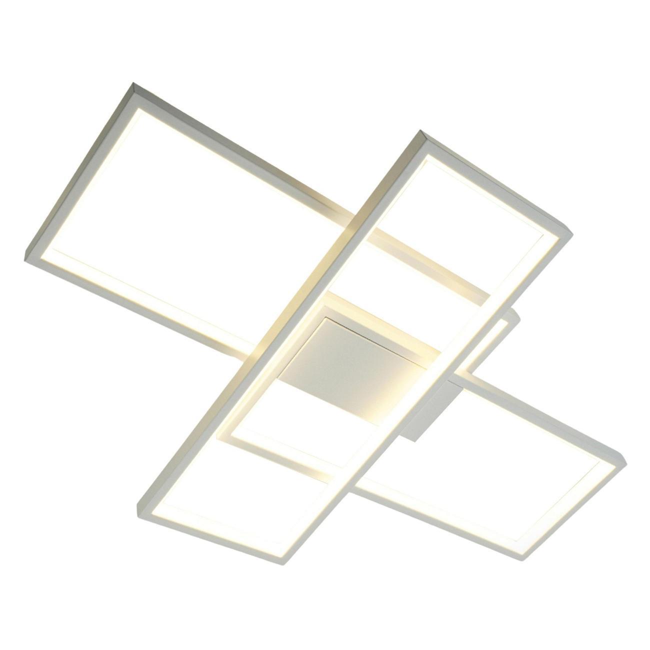 Люстра Estares SVEN 85W 3S-APP-690x470x80-WHITE/WHITE-220-IP20