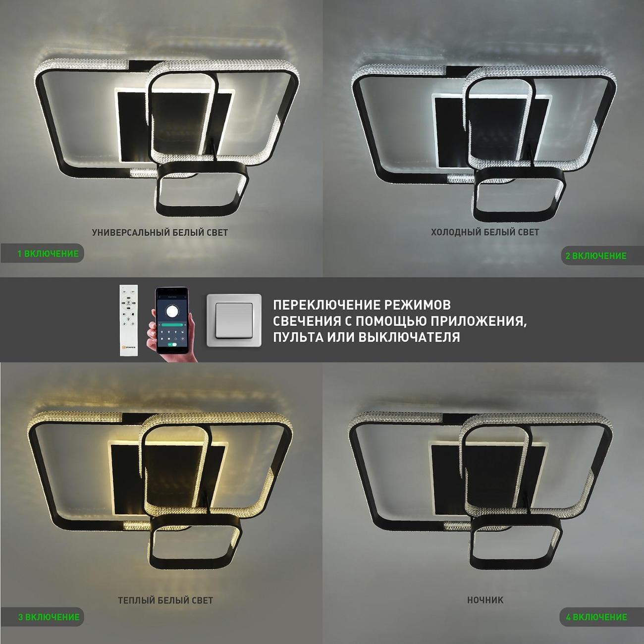 Люстра Estares MISTER 140W 4S-APP-720x660x160