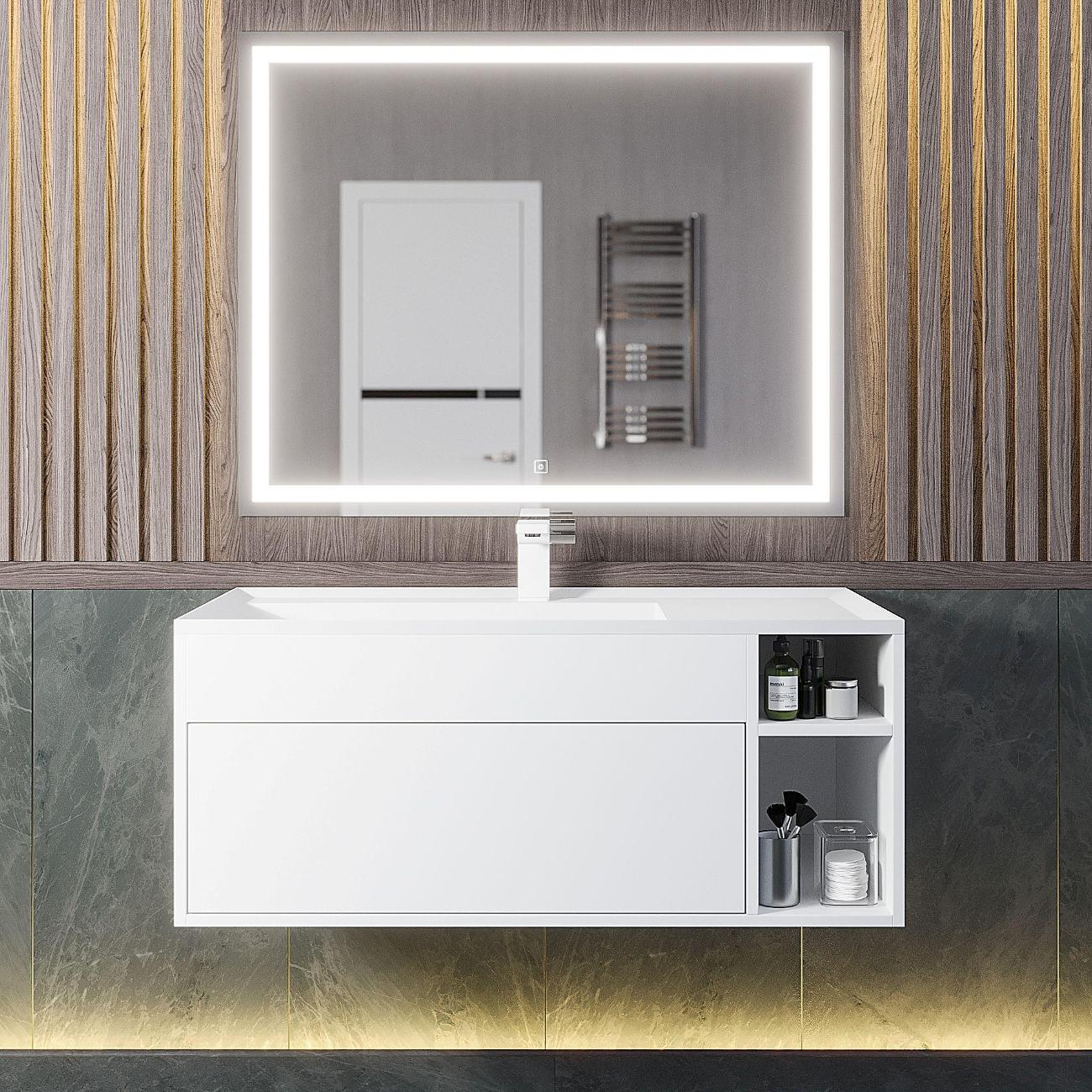 Тумба под раковину Uperwood Lotus белый (39340205463)